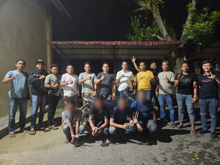Pemberantasan Kejahatan Jalanan dan Premanisme, Satreskrim Polres Langsa Tangkap Sindikat Curanmor