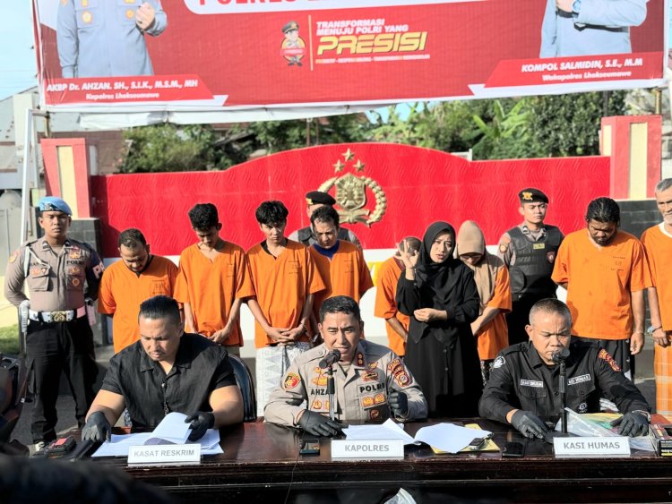 Polres Lhokseumawe Ungkap Tiga Kasus Besar : Penipuan, Pemalsuan STNK, dan Pencurian Kendaraan Bermotor