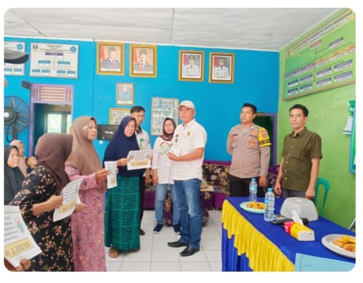 Bandarsyah, Peratin Pekon Penengah Realisasikan BLT-DD Enam Bulan Tahap-1 Tahun 2025