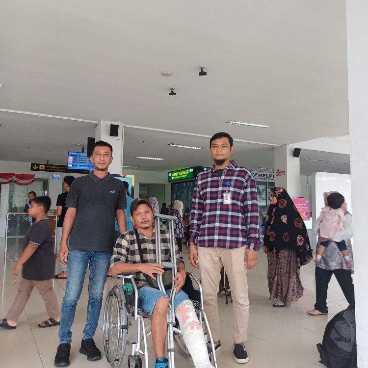 Pemulangannya Sempat Tertunda Paska Kecelakaan Kerja di Malaysia, Warga Pidie Jaya Akhirnya Tiba di Aceh
