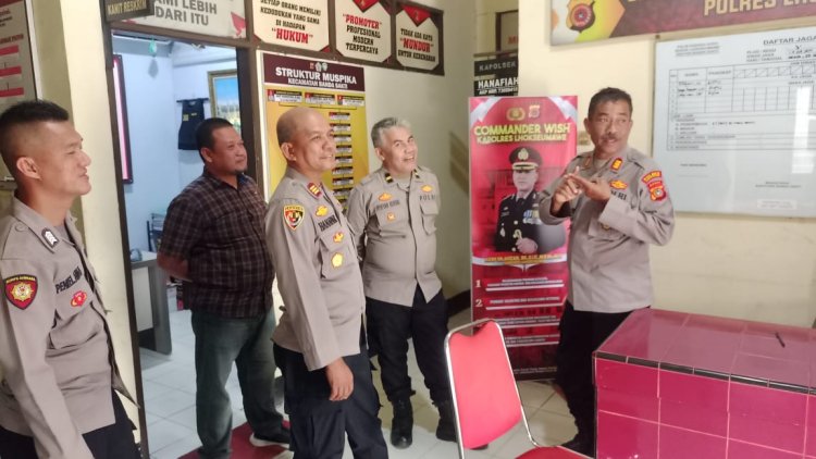 Siwas Polres Lhokseumawe Supervisi ke Polsek Banda Sakti, Perkuat Tertib Administrasi dan Pelayanan Publik