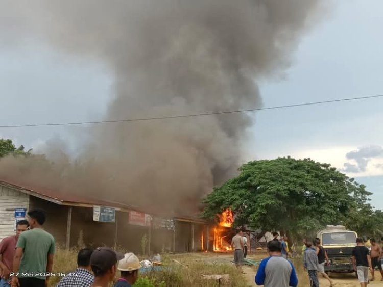 Perumahan Karyawan Ludes Terbakar, Kuat Dugaan PT.Tri Mitra Lestari Tidak Memiliki Tim Pengendali Kebakaran