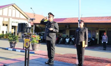 Kapolres Pidie Irup Hari Lahir Pancasila 2025, Bacakan Sambutan Kepala BPIP RI