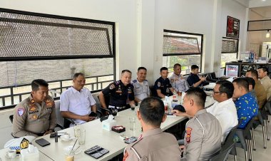 Polantas Lhokseumawe dan Pihak Terkait Bahas Larangan Kendaraan Over Dimension dan Over Load