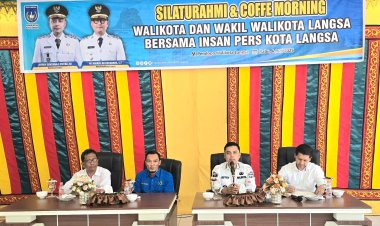 Pererat Kemitraan, Pemko Langsa Gelar Coffe Morning Dengan Insan Pers