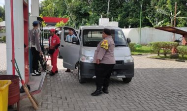 Polsek Grong-Grong Tingkatkan Patroli di SPBU Gintong Selama Libur Idul Adha