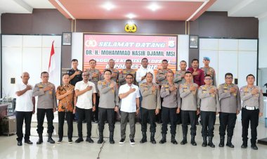 Anggota Komisi III DPR RI H.Nasir Djamil Lakukan Audiensi dengan Kapolres Pidie