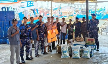 Satpolairud Polres Aceh Timur Sambut HUT Bhayangkara ke-79 dengan Aksi Sosial