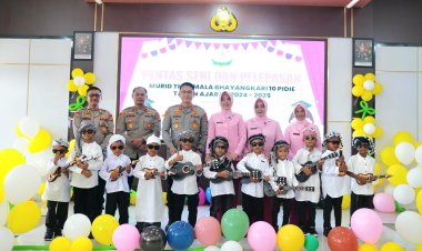 Kapolres Pidie Hadiri Pentas Seni dan Pelepasan Siswa TK Kemala Bhayangkari 10