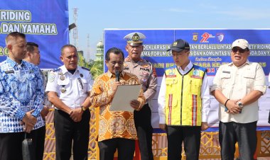 Wakil Bupati Deklarasi Keselamatan Safety Riding dan Resmikan Jembatan Aceh Tamiang