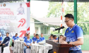 Turnamen Tenis Lapangan Kapolres Pidie Cup I Resmi Dibuka, Meriahkan Hari Bhayangkara ke-79