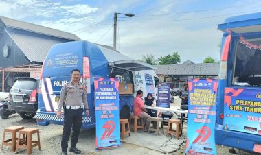 Polres Pidie Gelar Pelayanan Publik di Car Free Day dalam Rangka HUT Bhayangkara ke-79