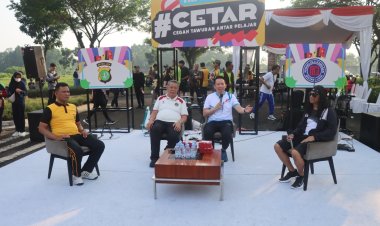 Sambut Hari Bhayangkara, Polres Tangsel Gelar Panggung Edukatif Hingga Pelayanan Publik di CFD Bintaro