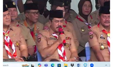 PRAMUKA RUTAN KELAS IIB BATURAJA IKUTI ARAHAN ZOOM MEETING KEGIATAN PERKEMAHAN SATYA DHARMA BHAKTI PEMASYARAKATAN