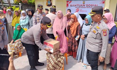 Sambut HUT Bhayangkara Ke-79, Kapolres Bener Meriah Serahkan Bantuan Sosial Untuk Masyarakat