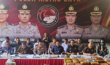 Polda Metro Jaya Tangkap 1.672 Tersangka Dan Sita 321,5 Kg Narkoba Jelang Hari Bhayangkara Ke-79 