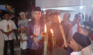 Wali Kota Langsa Melepas Pawai Obor Sambut Tahun Baru Islam 1 Muharram 1447 H