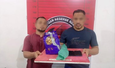 Bawa Sabu, Sat Resnarkoba Polres Aceh Utara Amankan 2 Pelaku