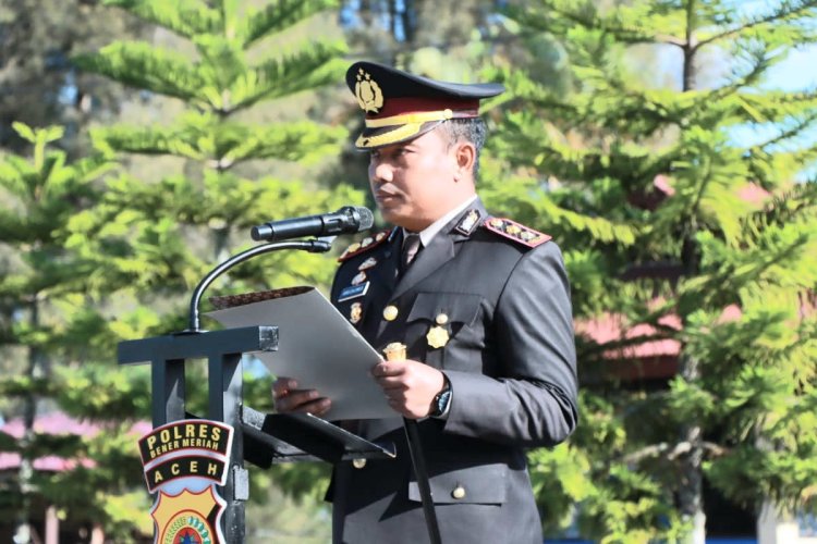 Polres Bener Meriah Gelar Upacara Peringatan Hari Lahir Pancasila Ke-80 Tahun 2025