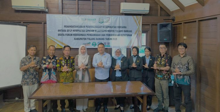 BPJS Kesehatan Dorong Kepatuhan Badan Usaha Melalui Kerja Sama Dengan Kejaksaan Negeri Tulang Bawang