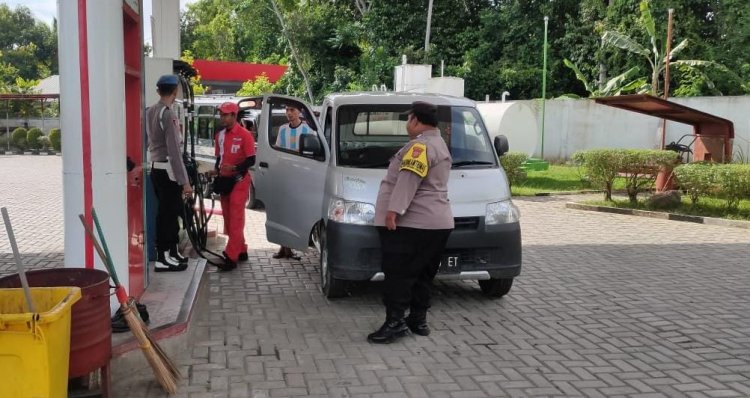 Polsek Grong-Grong Tingkatkan Patroli di SPBU Gintong Selama Libur Idul Adha