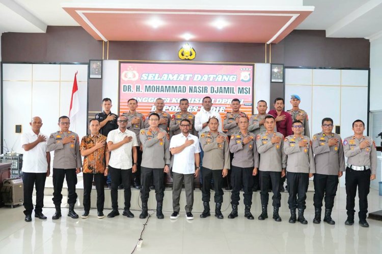 Anggota Komisi III DPR RI H.Nasir Djamil Lakukan Audiensi dengan Kapolres Pidie