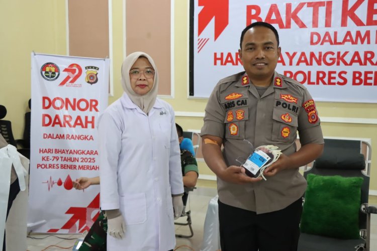 Antara Tetes Darah dan Kepedulian: Polres Bener Meriah Gelar Aksi Kemanusiaan Menyambut Hari Bhayangkara Ke-79