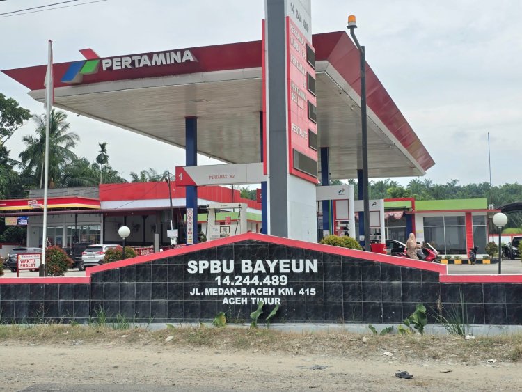 Klarifikasi Terkait SPBU Bayeun Aceh Timur Tidak Benar Melayani Mafia BBM