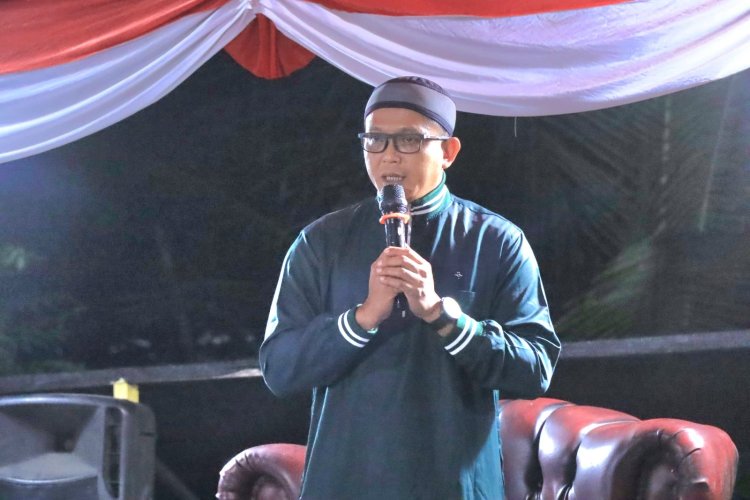 AKBP Nanang Mohon Pamit kepada Jamaah Saat Zikir dan Doa Bersama