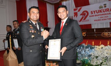 Polres Aceh Timur Gelar Syukuran Dalam Rangka Hari Bhayangkara Ke-79