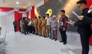 Polres Tanjab Barat Gelar Parade Upacara Khidmat Peringati HUT Bhayangkara ke-79