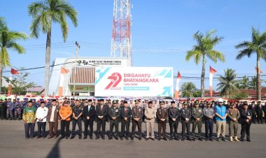 Bupati Anwar Sadat Hadiri Syukuran HUT Bhayangkara ke-79 di Polres Tanjab Barat: Sinergi Dijaga, Kamtibmas Kondusif