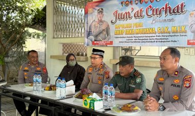 Jumat Curhat di Grong-Grong, Kapolres Pidie Dengar Langsung Aspirasi Warga