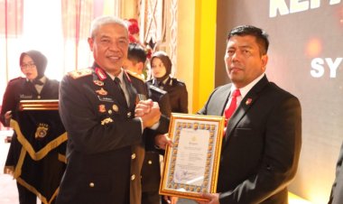 AKP Mulyadi Kasat Narkoba Polres Langsa Raih Penghargaan Terbaik I Se Aceh