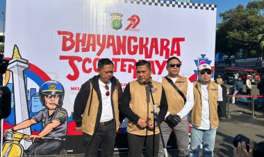 Ribuan Biker Ramaikan Bhayangkara Scooter Days di Jakarta, Kapolda: Ini Wadah Kampanye Safety Riding