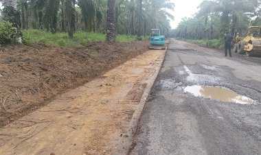 Anggota Komisi IV DPRD Provinsi Lampung Bersama DPC BPAN Kabupaten Way Kanan Akan Kawal Proses Pelaksanaan Proyek  Rekontruksi Jalan Link 080 Kab Way Kanan