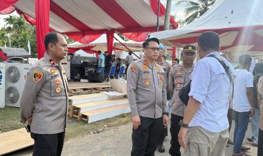 Kapolres Pidie Tinjau Kesiapan Pengamanan Peresmian Memorial Living Park oleh Menko Hukum, HAM dan Imipas RI