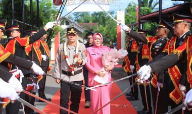 Polres Aceh Utara Gelar Pisah Sambut Kapolres dari AKBP Nanang Indra Bakti kepada AKBP Trie Aprianto
