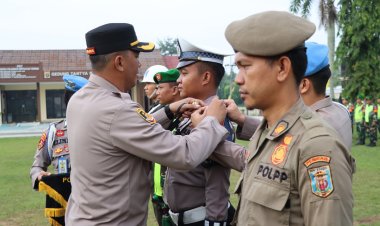 Polres Way Kanan Gelar Operasi Patuh Krakatau 2025
