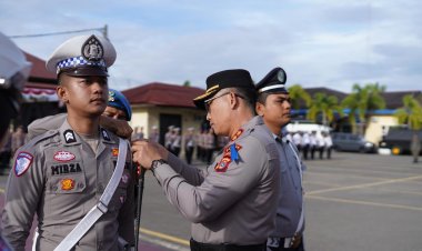 Kapolres Pidie Pimpin Apel Gelar Pasukan Operasi Patuh Seulawah 2025
