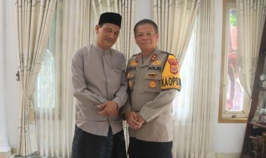 Mengawali Tugas, AKBP Trie Aprianto Silaturahmi ke Waled Lapang