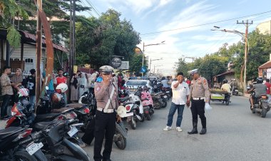 Operasi Patuh Seulawah : Satlantas Lhokseumawe Gencarkan Penyuluhan Keliling, Ajak Warga Tertib Berlalu Lintas