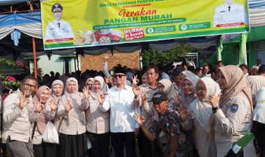 Metro Nusantara News,com  SUMSEL,  – Pemerintah Kab. OKU melalui Dinas ketahanan Pangan bekerjasama Perum Bulog Cabang OKU menyelenggarakan kegiatan gerakan pangan murah dalam rangka HUT OKU ke-115
