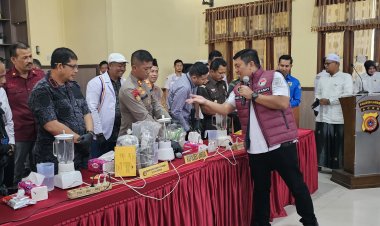 Pemusnahan Ribuan Gram Narkotika di Langsa: Polres Musnahkan Sabu dan Ganja Senilai Miliaran Rupiah