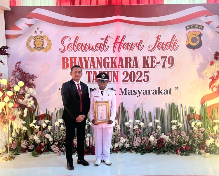 Polres Pidie Raih Juara 2 Kampung Bebas Dari Narkoba Tingkat Polda Aceh