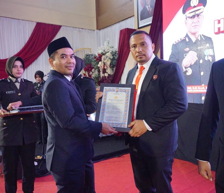 Ungkap Kasus Menonjol, Sat Reskrim Polres Lhokseumawe Terima Penghargaan di HUT Bhayangkara ke-79