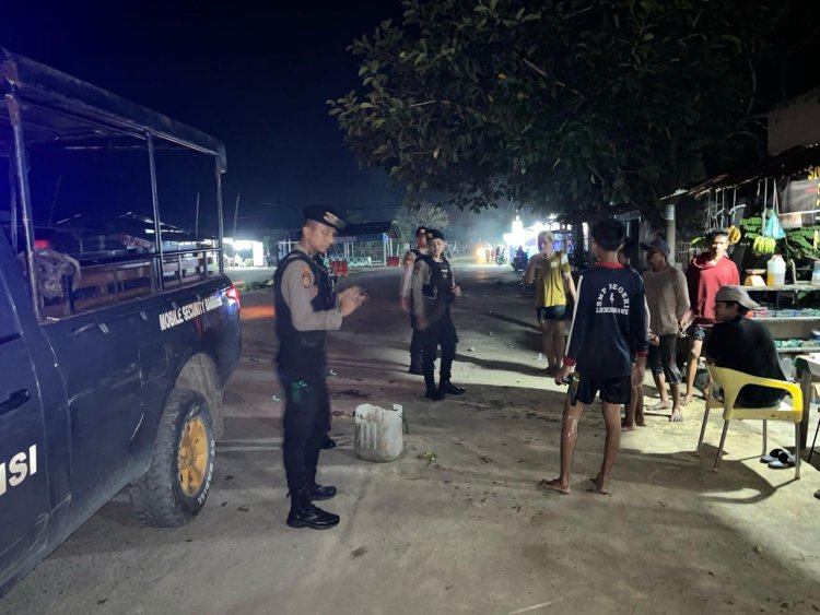 Patroli Presisi Polres Lhokseumawe Cegah Kenakalan Remaja, Wujudkan Malam Aman dan Nyaman