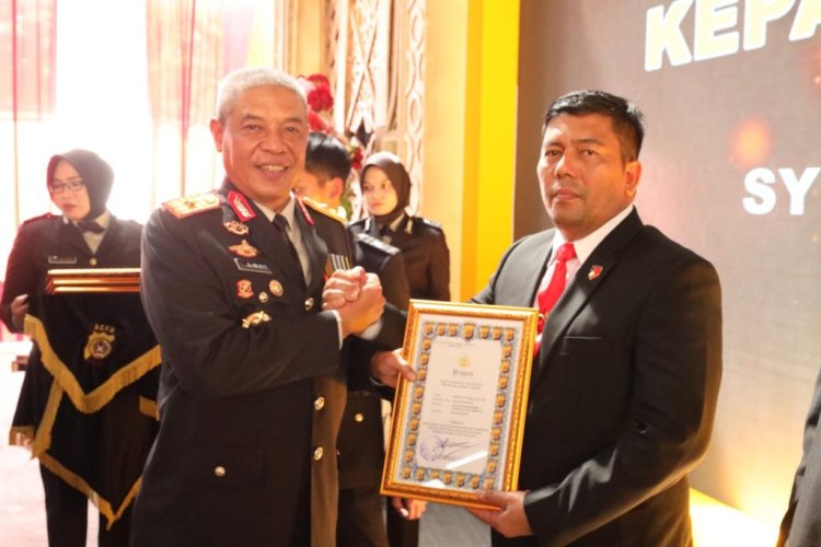 AKP Mulyadi Kasat Narkoba Polres Langsa Raih Penghargaan Terbaik I Se Aceh