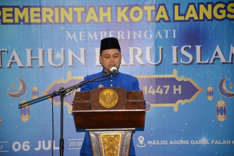 Pemko Langsa Gelar Tausiah Akbar Peringati Tahun Baru Islam 1 Muharram 1447 H