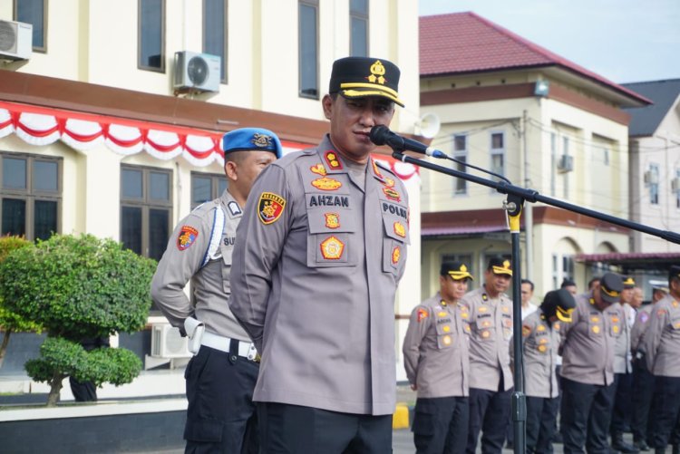 Pimpin Apel Pagi, Kapolres Lhokseumawe Apresiasi Kinerja Personel dan Tekankan Penguatan Kepercayaan Publik